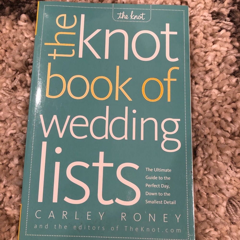 THE KNOT WEDDING LIST BOOK